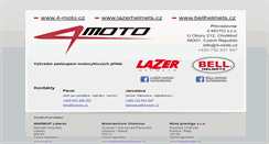Desktop Screenshot of 4-moto.cz